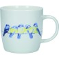 KitchenCraft China 425ml British Birds Line Shaped Mug