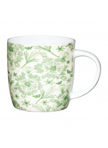 KitchenCraft 425ml Botanical Leaf Mug