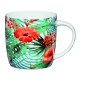 KitchenCraft China 425ml Jungle Flowers Barrel Shaped Mug