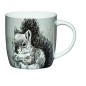 KitchenCraft China 425ml Squirrel Barrel Shaped Mug