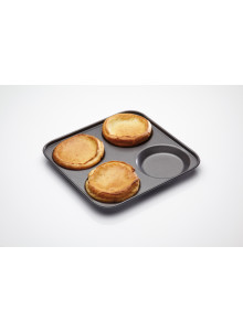 MasterClass Non-Stick 4 Hole Yorkshire Pudding Pan