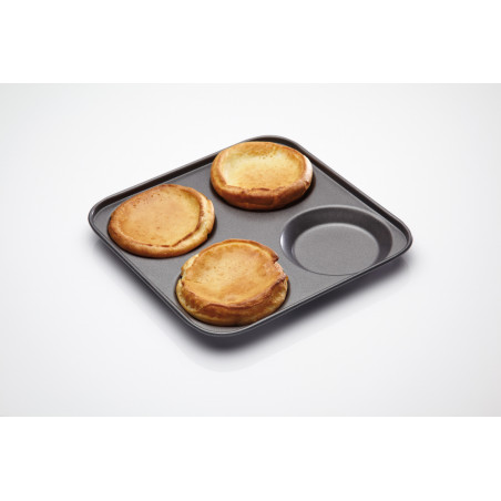 MasterClass Non-Stick 4 Hole Yorkshire Pudding Pan