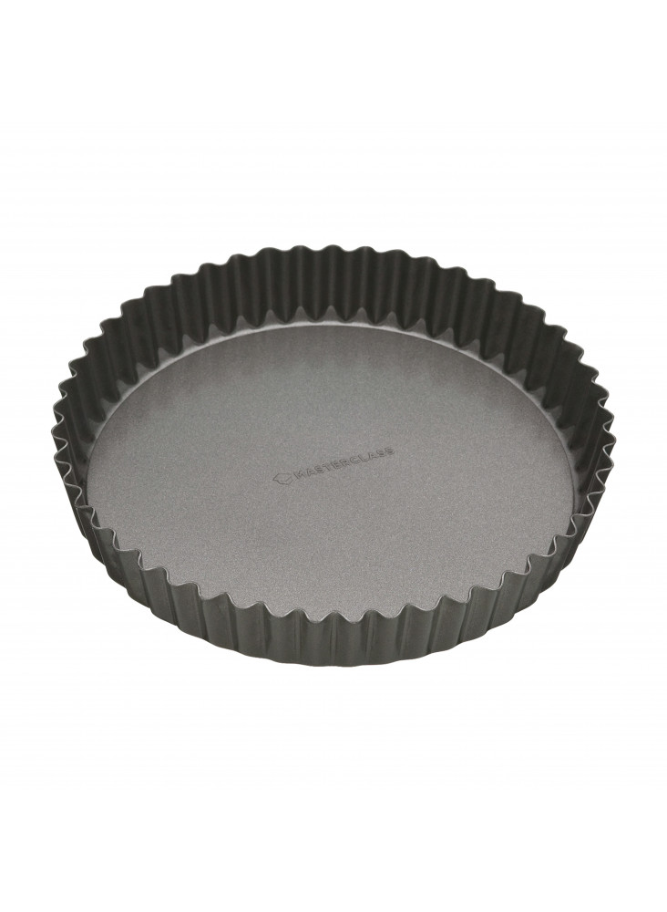 MasterClass Non-Stick 25cm Loose Base Fluted Quiche Tin