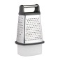 MasterClass Stainless Steel Four Sided Box Grater With Collecting Box