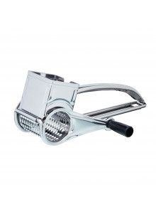 KitchenCraft Stainless Steel Rotary Grater With One Drum