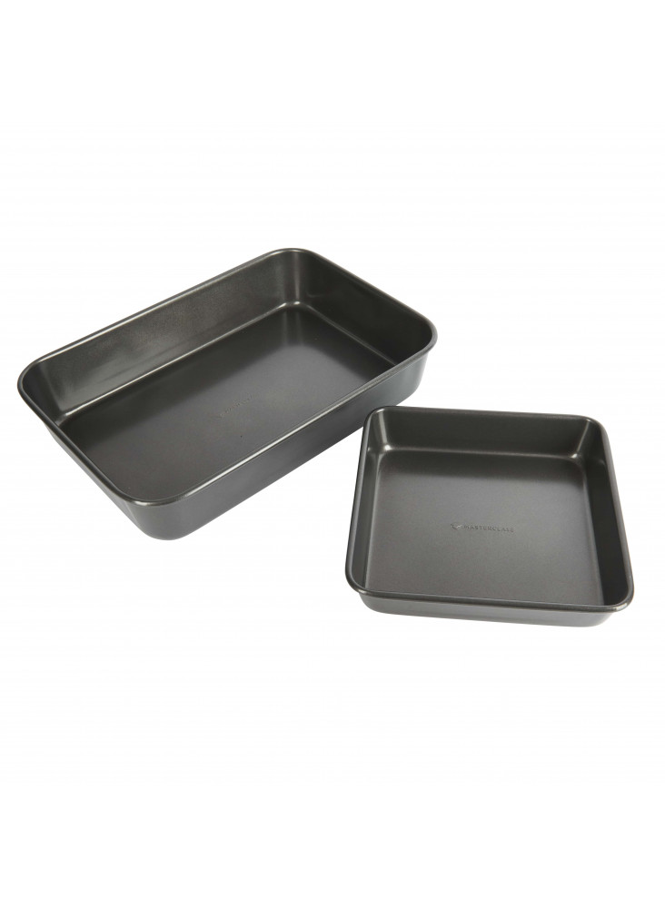 MasterClass Twin Pack - Non-Stick Roasting Pan and Oven Tray