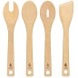 Natural Elements Recycled Wood Fibre Kitchen Utensils, 4-Piece Set