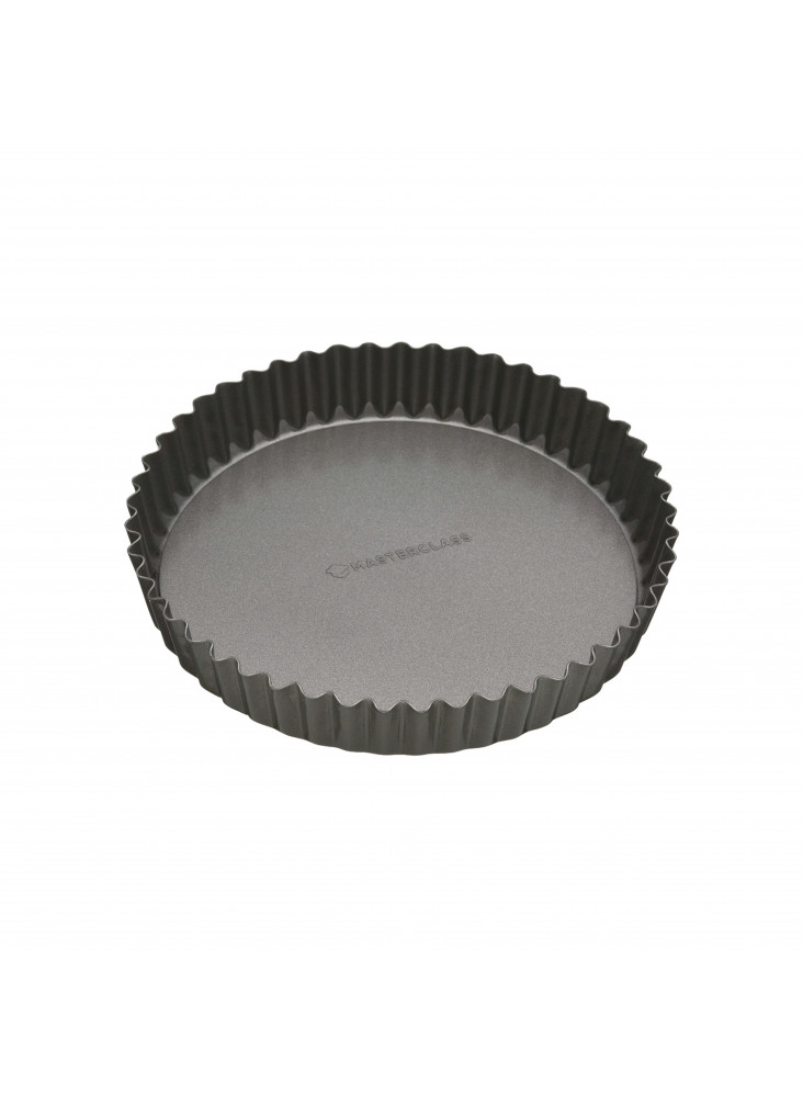 MasterClass Non-Stick 20cm Loose Base Fluted Quiche Tin