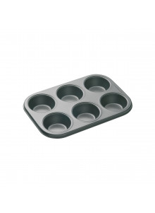 MasterClass Non-Stick 6 Hole Deep Baking Pan