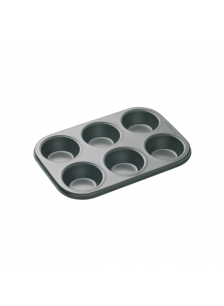 MasterClass Non-Stick 6 Hole Deep Baking Pan