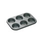 MasterClass Non-Stick 6 Hole Deep Baking Pan