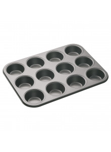 MasterClass Non-Stick 12 Hole Deep Baking Pan