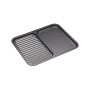 MasterClass Non-Stick 2-in-1 Divided Crisping Tray / Ridged Baking Tray