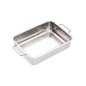 MasterClass Stainless Steel Heavy Duty 27cm x 20cm Roasting Pan