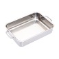 MasterClass Stainless Steel Heavy Duty 32cm x 23cm Roasting Pan