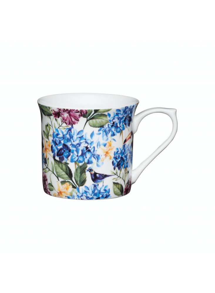 KitchenCraft Fluted China Country Floral Mug