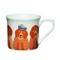 KitchenCraft Fluted China Dogs Mug