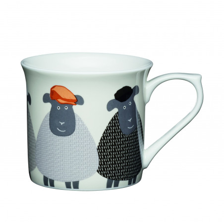 KitchenCraft Fluted China Sheep Mug