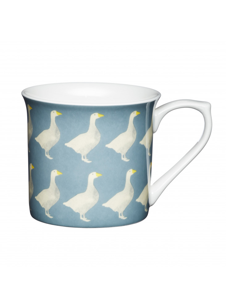 KitchenCraft Fluted China Geese Mug