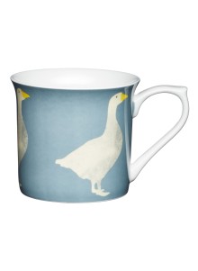 KitchenCraft Fluted China Goose Mug