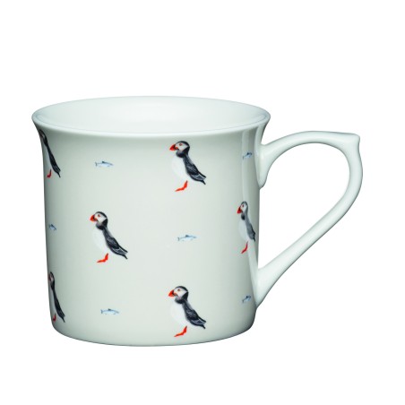 KitchenCraft Fluted China Puffin Mug