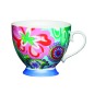 KitchenCraft China Bright Floral 400ml Footed Mug