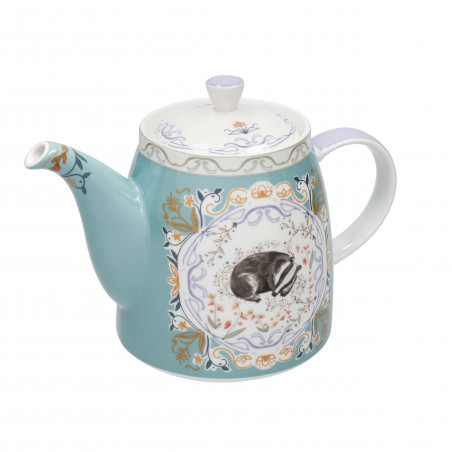London Pottery Teapot with Infuser for Loose Tea, 1L - Badger