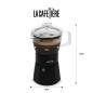 La Cafetière Verona Glass Espresso Maker, 6-Cup, Black