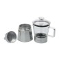 La Cafetière Verona Glass Espresso Maker, 6-Cup, Silver