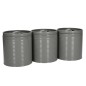 KitchenCraft Storage Canisters Set of 3, 1L - Grey