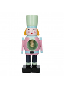 KitchenCraft The Nutcracker Collection Wooden Female Nutcracker