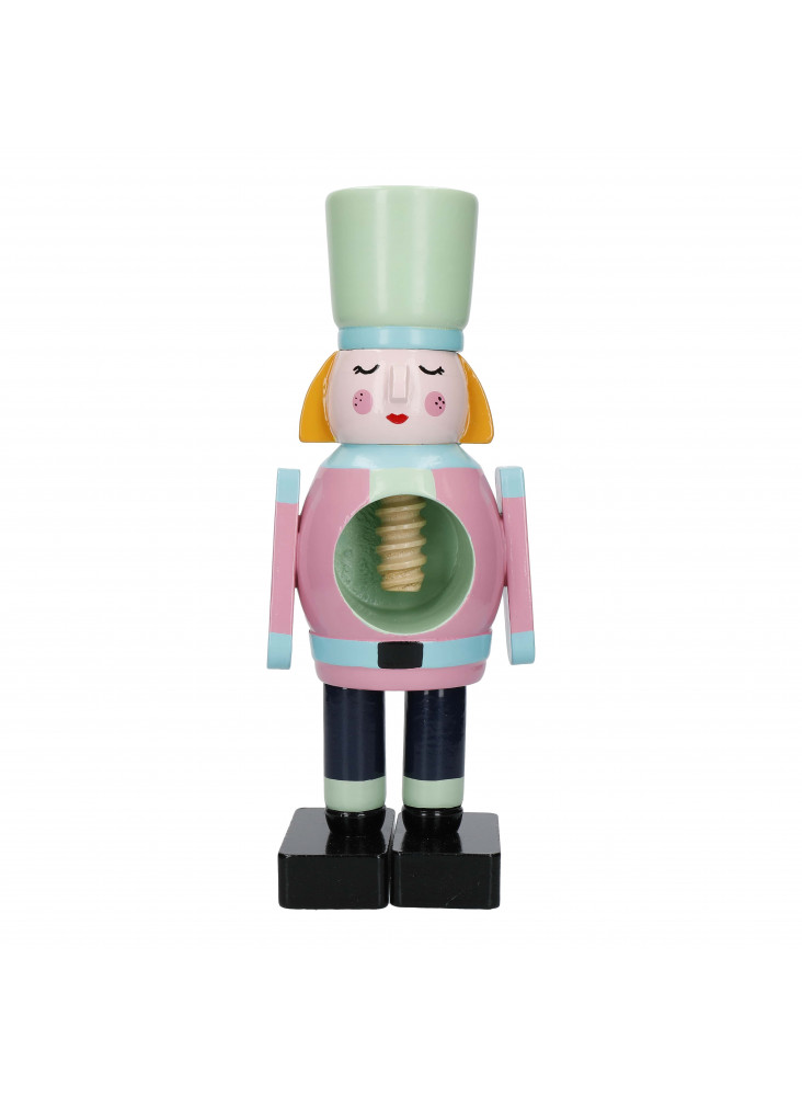 KitchenCraft The Nutcracker Collection Wooden Female Nutcracker