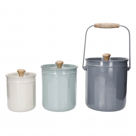 KitchenCraft Food Storage and Composter Set, 3 Pieces