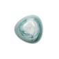 Artesà Glass Serving Bowl, Green Swirl - 13 cm