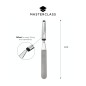 MasterClass Soft Grip Stainless Steel Cranked Palette Knife, 34 cm