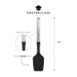 MasterClass Soft Grip Stainless Steel Spoon Spatula, 30 cm