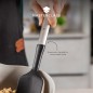 MasterClass Soft Grip Stainless Steel Spoon Spatula, 30 cm