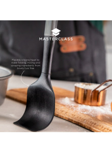 MasterClass Soft Grip Stainless Steel Spoon Spatula, 30 cm