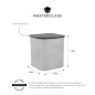 MasterClass Stainless Steel Container with Antimicrobial Lid, 11 cm