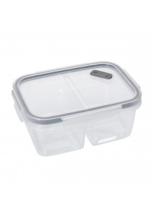 MasterClass Eco Snap Divided Lunch Box, 800 ml