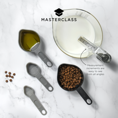 MasterClass Smart Space Measuring Spoon, Cup and Jug Set, 5 Pieces