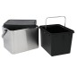 MasterClass Stainless Steel Compost Bin with Antimicrobial Lid