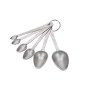 MasterClass Stainless Steel Measuring Spoon Set, 6 Pieces