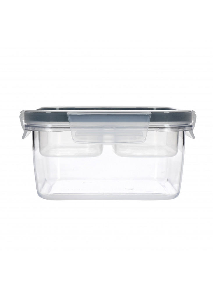 MasterClass Eco Snap Lunch Box with Removable Divider, 800 ml