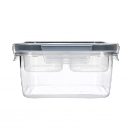 MasterClass Eco Snap Lunch Box with Removable Divider, 800 ml