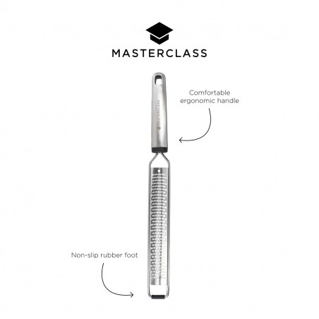 MasterClass Soft Grip Stainless Steel Zester, 30 cm
