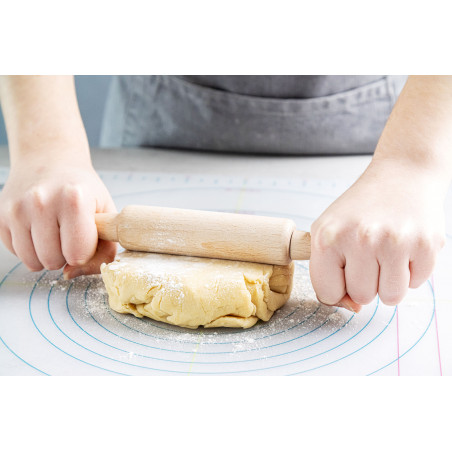 KitchenCraft Beech Wood Mini 23cm Rolling Pin