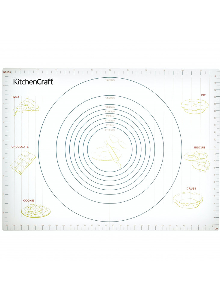 KitchenCraft Non-Stick 43cm x 61cm Pastry Mat