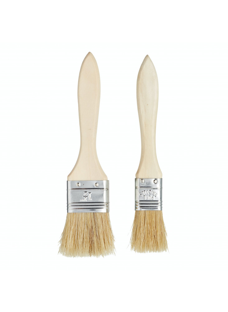 KitchenCraft Set of 2 Wide Pastry Brushes