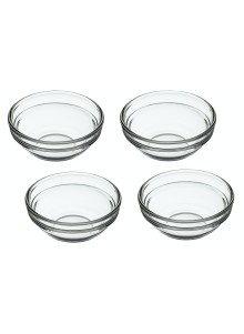 KitchenCraft Set of 4 Glass Pinch Bowls